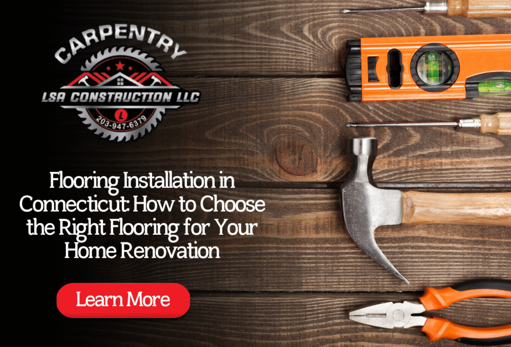 Image representing flooring installation in Connecticut in a real home renovation setting