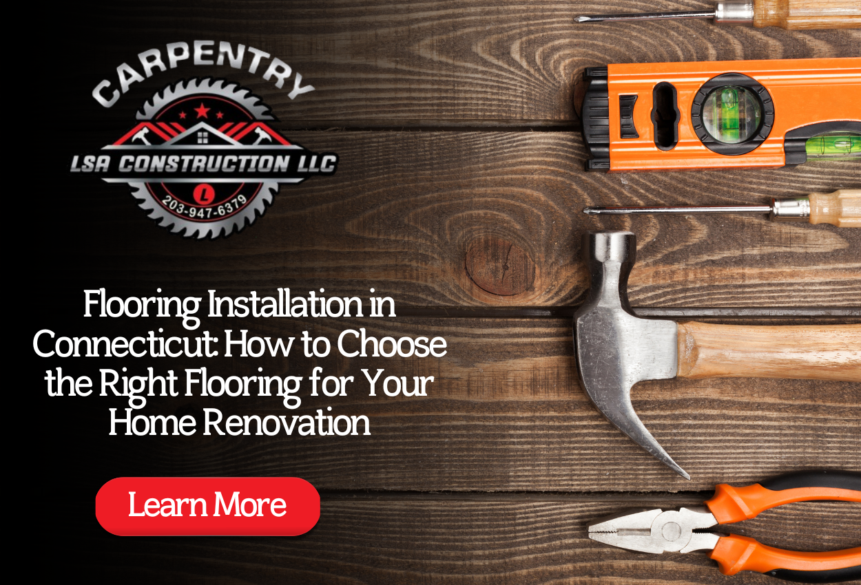 Image representing flooring installation in Connecticut in a real home renovation setting